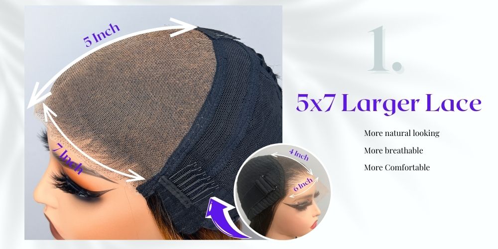 New Mocha Brown Highlights Bob Wig With Caramel Highlights