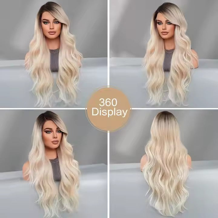 Platinum lace front wavy wig 13*5 t lace front